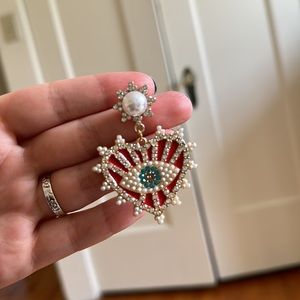 Earrings Eye fancy luxury jewelry cute stylish